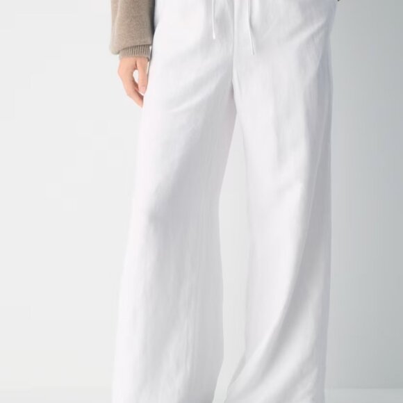 NWT Aritzia WILFRED CruiseLinen Lodge WHITE - Picture 2 of 10